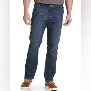 True nation Washed Blue Athletic-Fit Stretch Jeans size W42 x L30